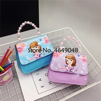 

Children Frozen red pink handbag Kids Girls School-Bag Cute Children PU material Kindergarten Bags Shoulder bag Gift Outdoor