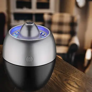

260ml Air Mini USB Humidifier Engine Shape Ultrasonic LED Blue Light Aroma Diffuser Air Purifier Mist Maker for Office Home Car