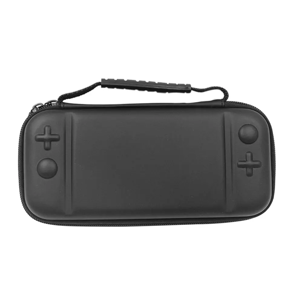 Tote защитный чехол для путешествий с 8 игровыми слотами прочный EVA держатель на молнии портативный чехол, сумка для переноски для переключателя Lite - Цвет: Черный