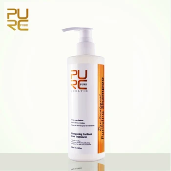 

PURC Purifying shampoo keratin hair treatment deep cleaning shampoo 300ml hot sale free shipping hair salon products PURE
