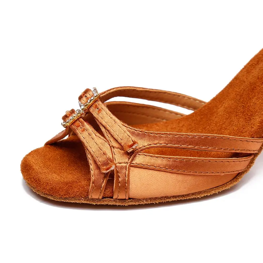 Туфли HROYL женские для латиноамериканских танцев Обувь бальных Танго каблук 10/8 5/7 5