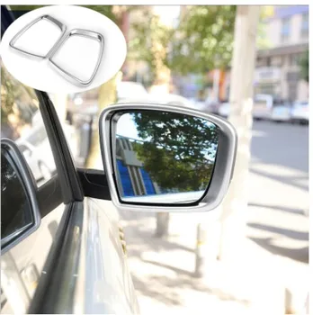 

Car Styling Side Rearview Mirrors Frame Chrome ABS Exterior Rear View Mirror Cover Trim Strips Sticker For Maserati Levante 2016