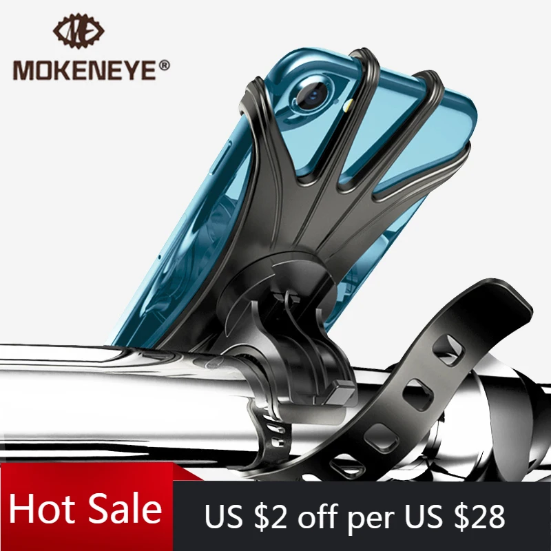Mobile-Phone-Holder Support-Bracket Cycling-Handlebar-Stand Cell-Phone Bicycle Motorcycle-Bike