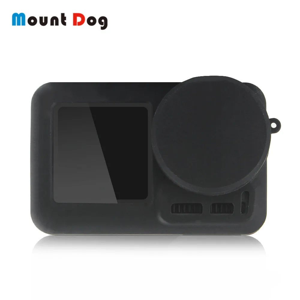 Mount Dog для DJI Osmo Action camera Мягкий силиконовый чехол Защитная крышка для Osmo Sports camera водонепроницаемая крышка объектива