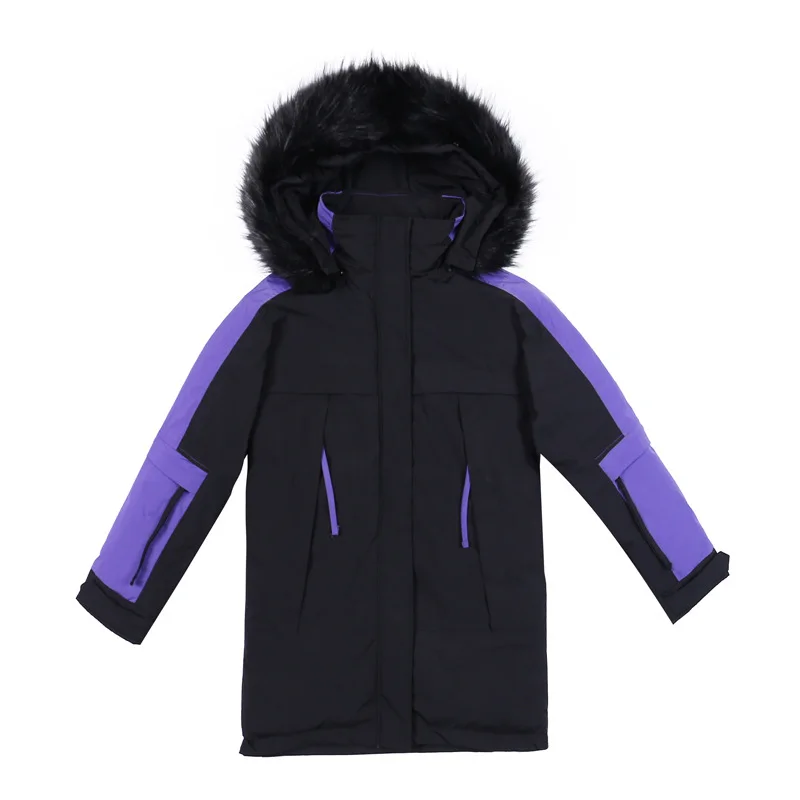 Purple Женские зимние парки с подкладкой, верхняя одежда, полная молния, Карго, модная уличная одежда, на молнии, теплые толстые пальто с капюшоном, куртки размера плюс, парки - Цвет: Purple