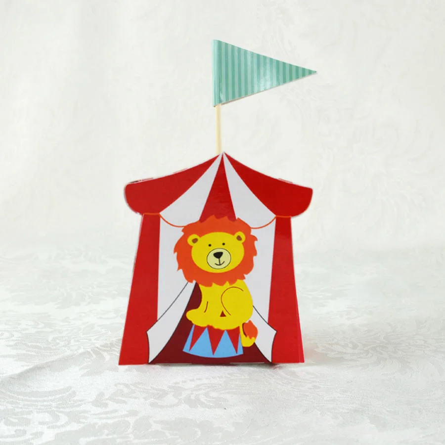10 шт. бумажная коробка для конфет креативные милые животные Bady Shower вечерние подарки для детей на день рождения слон лев медведь подарочная упаковка сувениры iCraft
