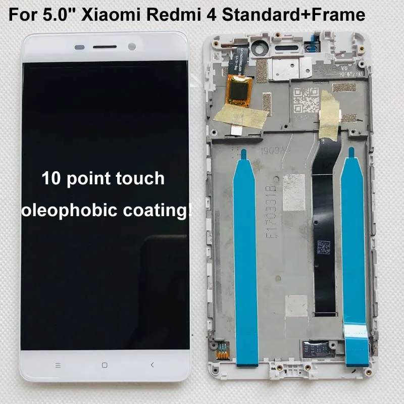 100% Новый оригинальный для Xiaomi Redmi 4 Стандартный 2 Гб ОЗУ 16 ПЗУ ЖК экран дисплей +