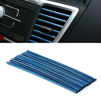 

Decor Air Conditioner strip DIY Bright Strip 10Pcs Car Self-cutting Auto