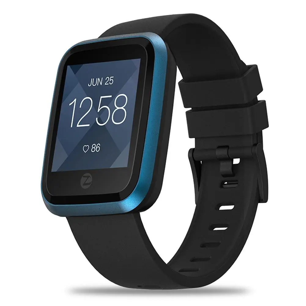 Смарт-часы для Android IOS часы Zeblaze Crystal 2 Smartwatch IP67 водонепроницаемый монитор сердечного ритма цветной дисплей R25