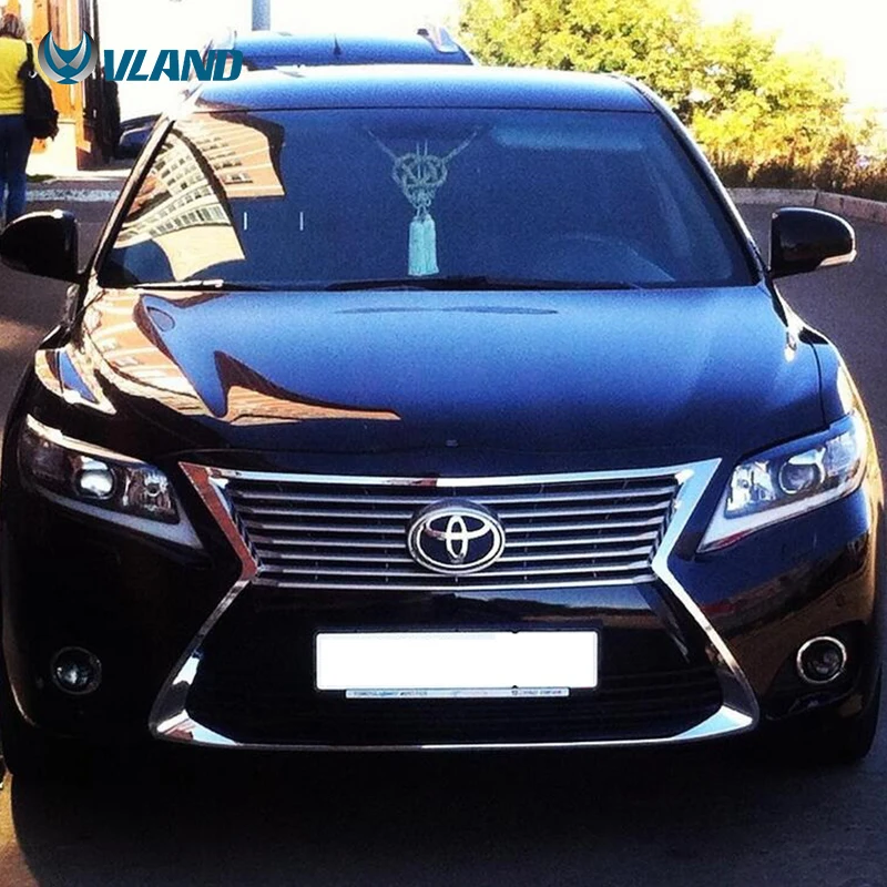 Автомобильная передняя лампа angel eyes для Toyota Camry фары 2009 2010 2011 сборка сигнала светодиодный проектор DRL