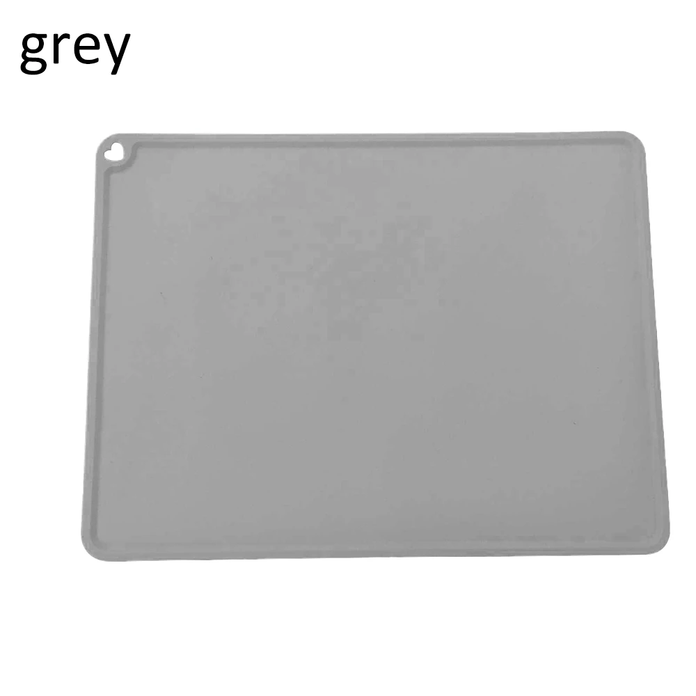 Waterproof Mat Grey 2.4L автоматический фонтан для воды для домашних животных, кошек, светодиодный, электрический, USB, для собак, для домашних животных, бесшумная поилка, питатель, миска для домашних животных, фонтан, диспенсер для питьевой воды - Цвет: Waterproof Mat Grey