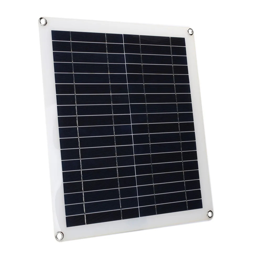 

DIY Solar Panel Kit Inverters Charging DC Line Dual USB 20W 5.5*2.1mm Intelligent Adapter Lcd Battery Charge Solar Panel System