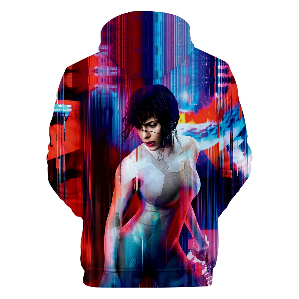 Аниме призрак в раковине SAC_2045 kusanagi motoko 3d принт толстовка с капюшоном Мужская/Женская Повседневная Хип-хоп толстовка одежда