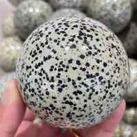 30-100 mm Natural Dalmation Jasper Sphere Crystal Globe Ball Chakra Healing Reiki Stone Carved 1pcs 1