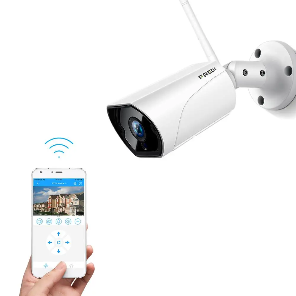 FREDI 1080P 2.0MP открытый WiFi беспроводной проводной CCTV Bullet IR ночное видение Обнаружение