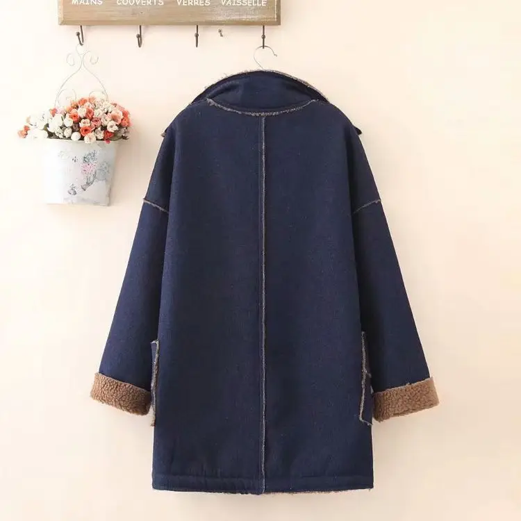 

C10-4109 New Products Western Style Large Size Loose-Fit Mid-length Cowboy Cotton Overcoat Cotton Coat AliExpress