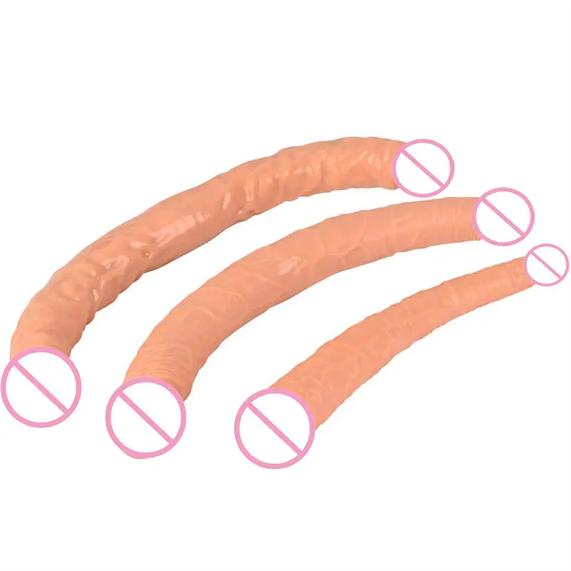 Секс u образный двойной фаллоимитатор гибкий мягкий Желейный Вагинальный