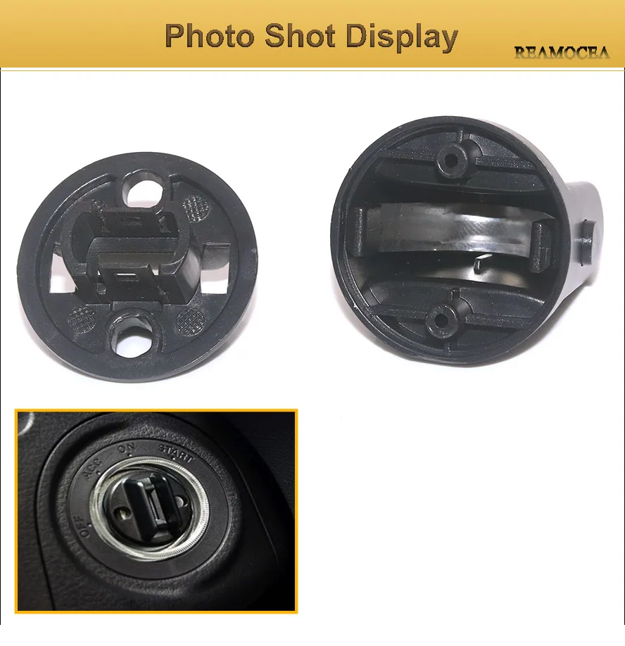 Reamocea 2Pcs D6Y1-76-141 D6Y1-76-142 Ignition Key Push Turn Knob & Button Base Fit For Mazda 6 2006 CX-7 CX-9 2007 2008-2012 (7)