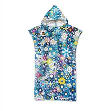 Cross Border 3D цифровое пляжное полотенце с принтом с капюшоном для взрослых банное полотенце сверхтонкое волокно графическая Настройка Whol