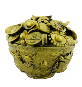 

sales Genuine Pure Crafts gift new house decoration guan gong ingot copper crafts