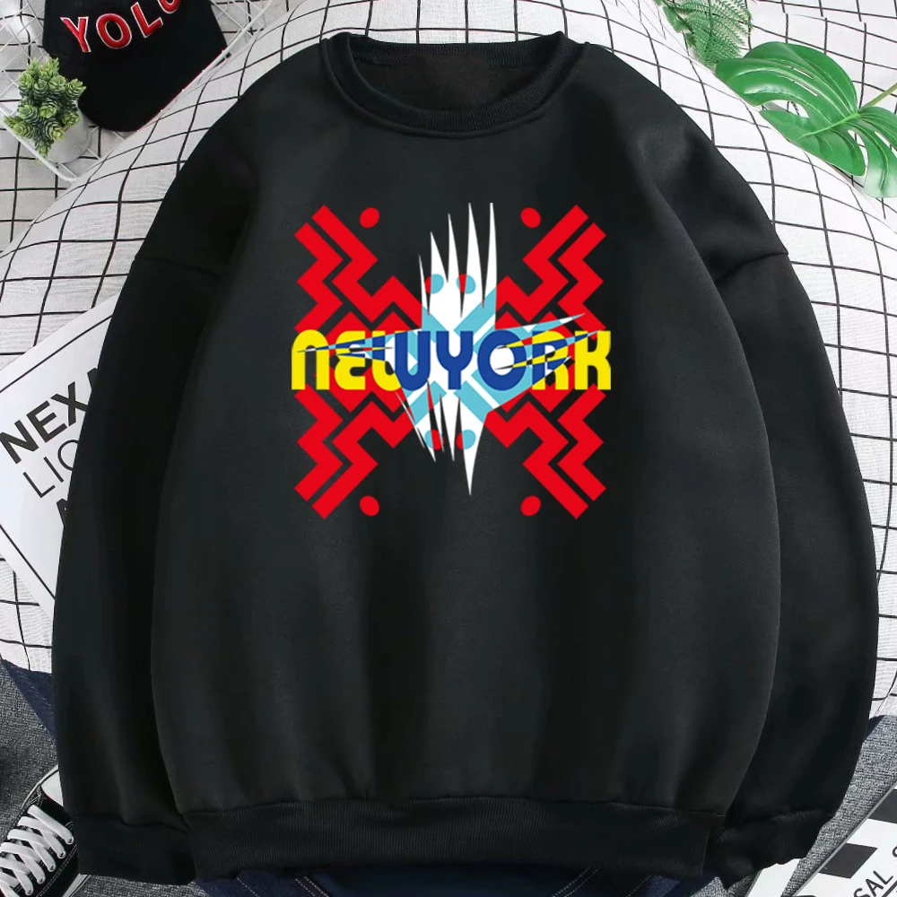 

Sweatshirt Personalized Text Pattern Print O-Neck Sweatshirts Street Fashion Women'S Pullover Plus Size Fleece Hoody For Women