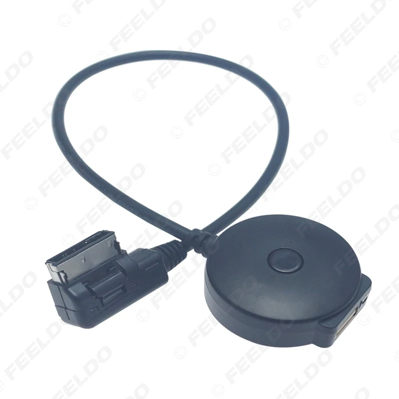FEELDO 6 шт. автомобильный Радио медиа в MDI/AMI Bluetooth 4,0 USB кабель, адаптер для зарядки для Mercedes Benz аудио AUX кабель# MX6215