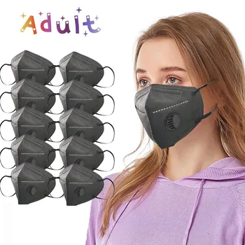 

10PCS Adult Mask PM2.5 Windproof Foggy Haze Pollution Respirator Mouth-muffle Reusable Respirators Masks Mondmasker Mondkapjes