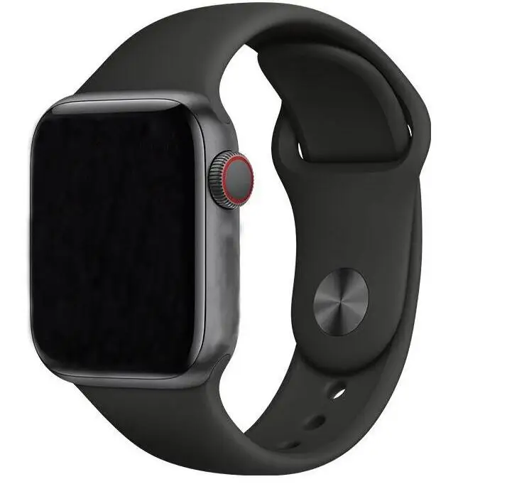 black Bluetooth смарт-часы IWO 8 1:1 смарт-часы 44 мм чехол-браслет для Apple iOS Android экг-шагомер сердечного ритма - Цвет: black
