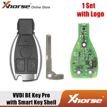 Xhorse VVDI быть Pro улучшенная версия со смарт-ключ оболочки 4 кнопки для Benz с логотипом и получи 1 бесплатно маркер для программатор VVDI MB Tool