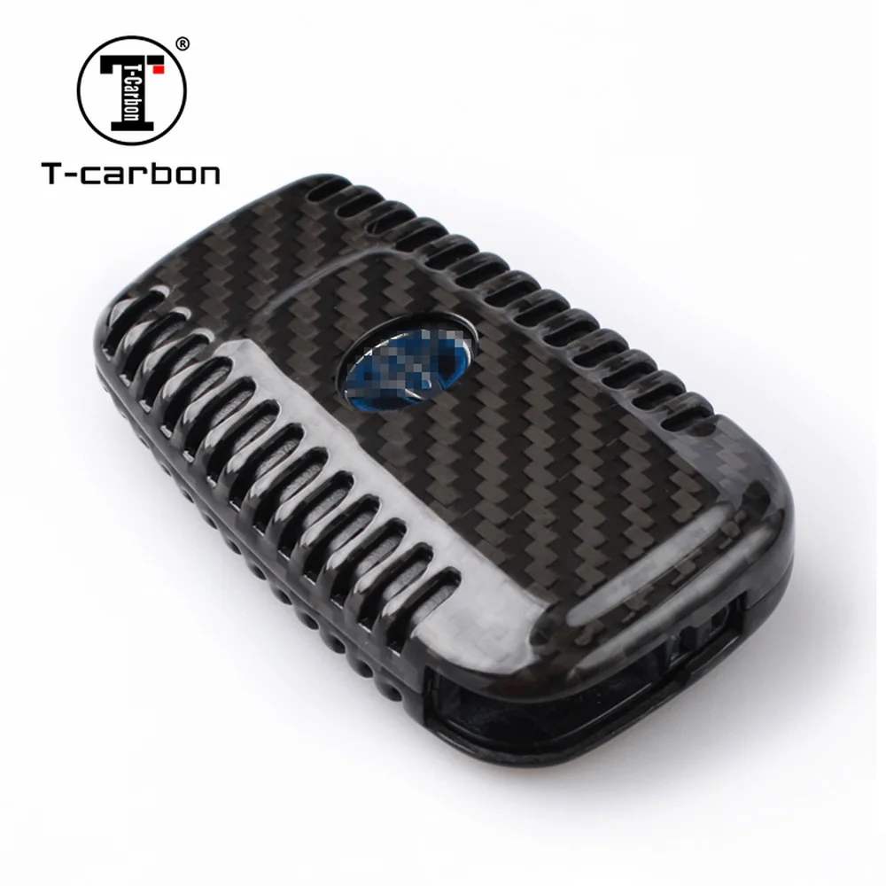 T-carbon чехол для смарт-ключей для Toyota Camry Highlander Land Cruiser Riez RAV4 Prado Auto XA40 Alphard Crown