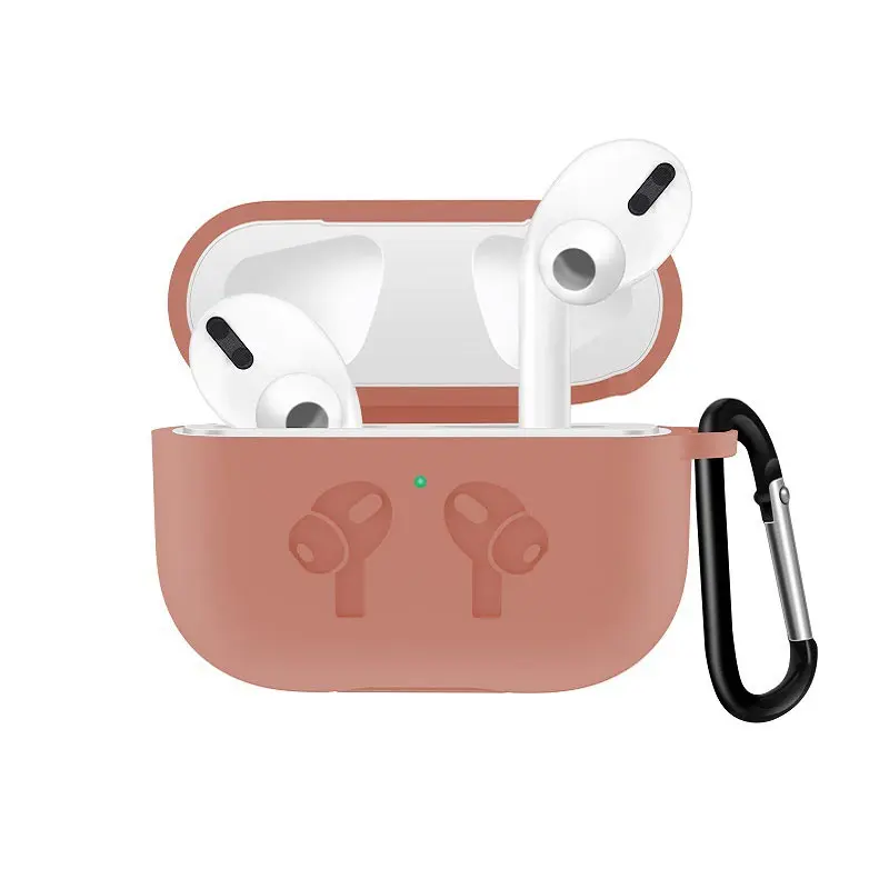ТПУ силиконовый чехол для наушников с Bluetooth для AirPods Pro чехол цветной защитный чехол для наушников для Apple Air pods Pro - Цвет: Color L