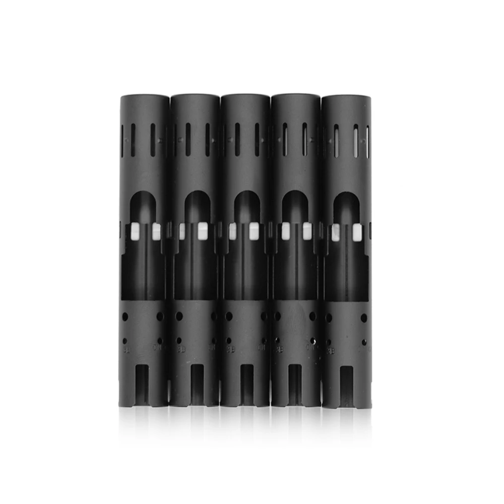 Новая черная алюминиевая трубка для обслуживания Iqos 2,4 плюс металлическая нагревательная труба Внешний чехол резиновая трубка аксессуары