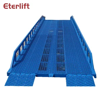 

8 Tons Adjustable Mobile Dock Ramp with Outriggers