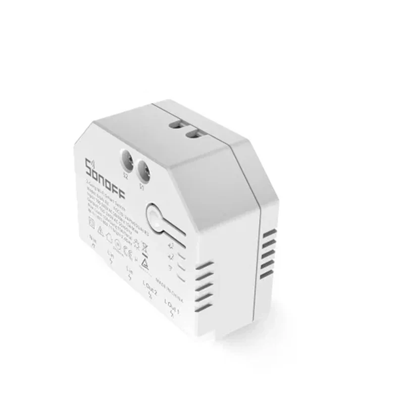 Wifi Smart Switch Sonoff Dual R3 Dual Relay Wifi Smart Switch Two Way Control Power Metering Roller Shades Motor Electric Curtains Blinds Switch