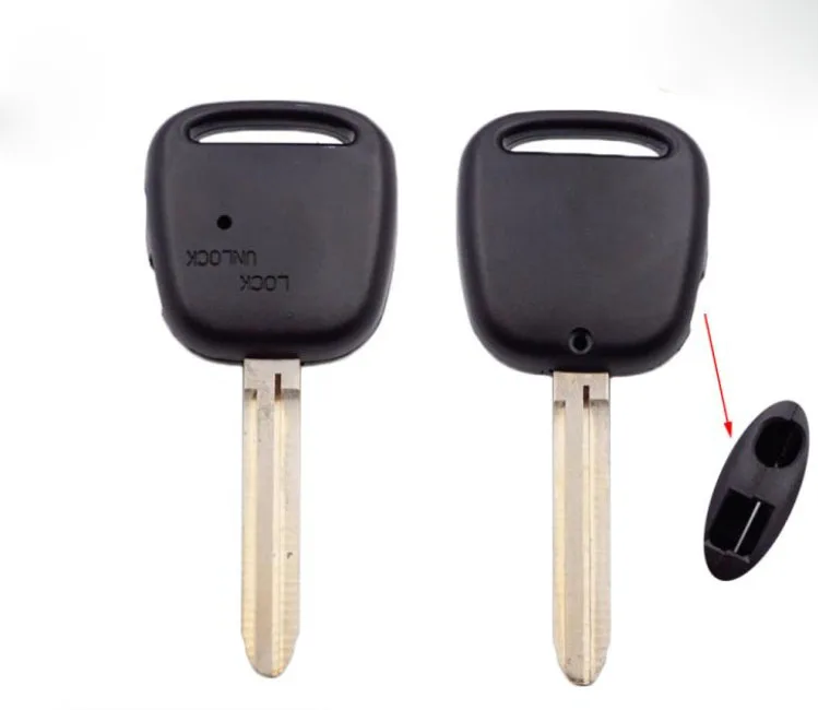

Remote Fob Case Cover 2 Buttons Holes on side of Shell Car Key Blank Shell For Toyota