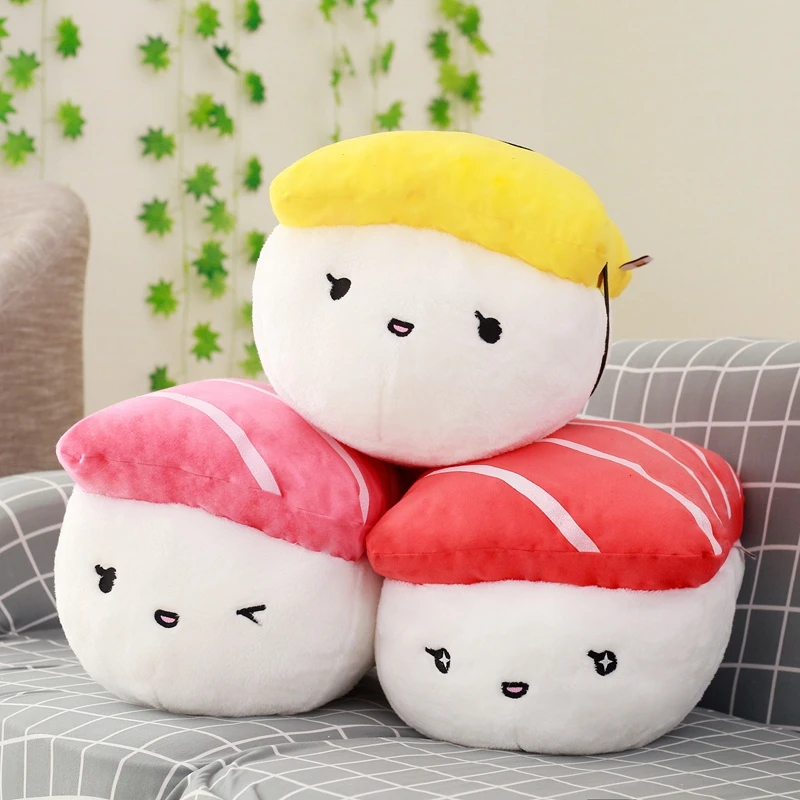40 см забавные японские суши форма подушки Kawaii диван подушка моделирование кукла для еды детские игрушки