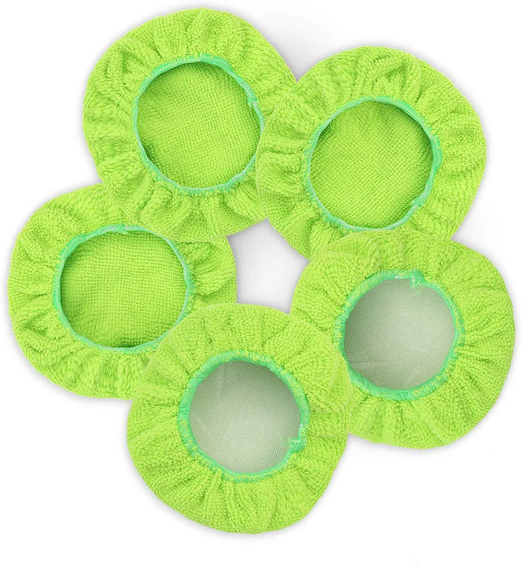 Green 5 шт. щетка для чистки лобового стекла сменная втулка зеленый хлопок сменная втулка покрытие для обслуживания можно мыть сменная втулка - Цвет: Green
