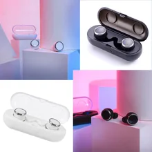 Модные одноушные 50 мАч, зарядная коробка 300 мАч батарея Bluetooth 5,0 беспроводные наушники-вкладыши гарнитура спортивные наушники