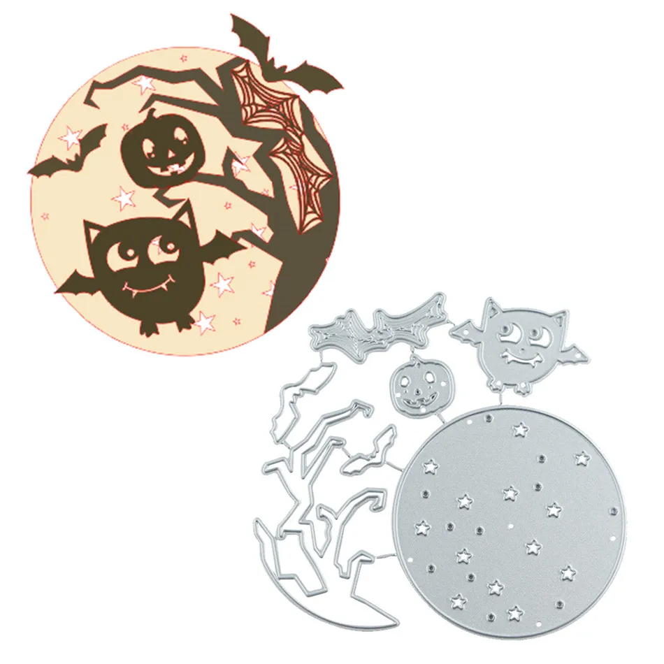 

YaMinSanNio Halloween Pumpkin Metal Cutting Dies for Card Making Scrapbooking Embossing Cuts Stencils Crafts New 2019 for Dies