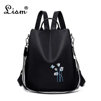 

2020 New Arrivals Leisure Oxford Backpack Female Embroidery anti theft backpacks school bags for teenage girls sac a dos