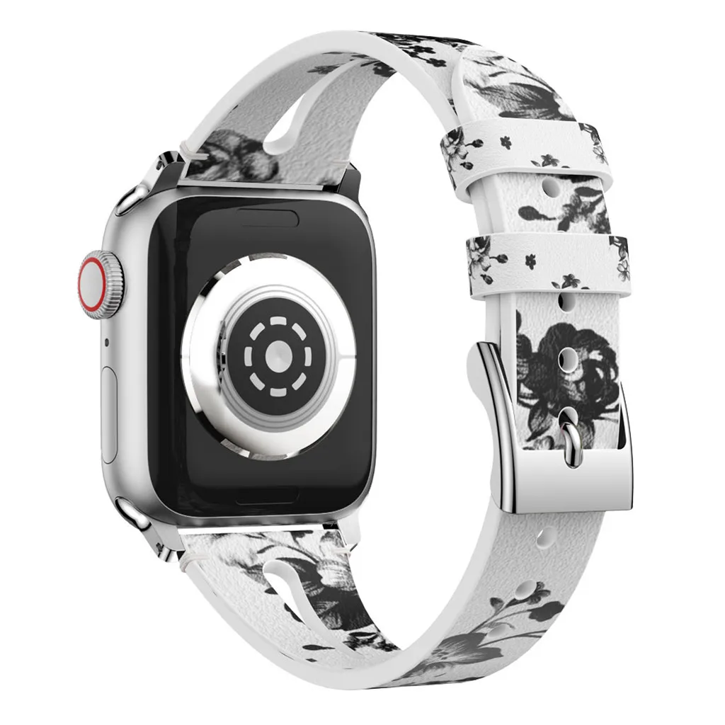 

Fashion Watch Accessories Watchband For Apple Watch Series 1/2/3/4 42/44mm Deluxe Leather Strap Buckle Denim Bracelet Watches
