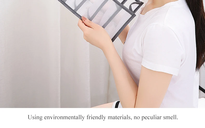 Multi-grids Underwear Storage Box Sock Bra Underpant Organizer Lattice Mesh Drawer Tidy Divider Practical Grid underwear