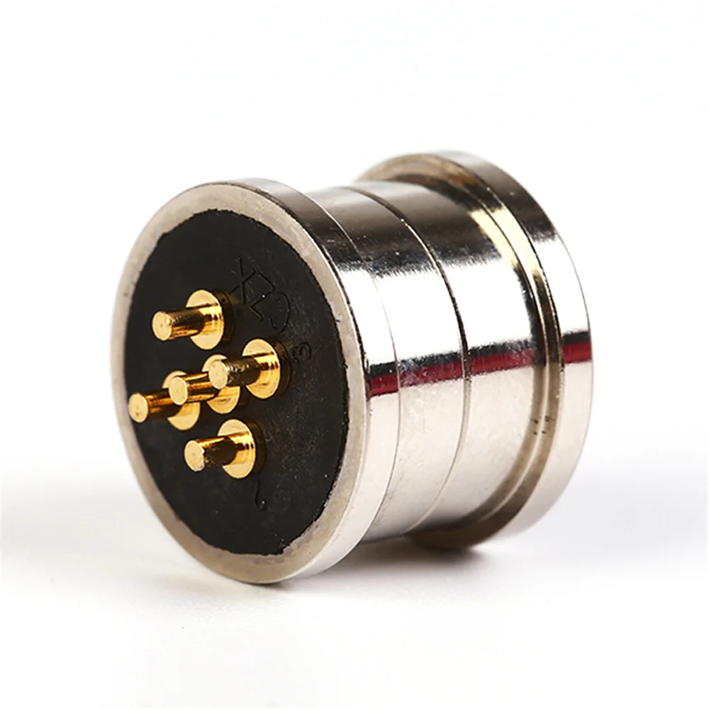 Pino com Coluna de Posicionamento Conjuntos Pinos Forma Redonda Conector Magnético Pólo Pogopin Mola Carregado Pogo Conexão Anti-reverso 2 5 - Image 4