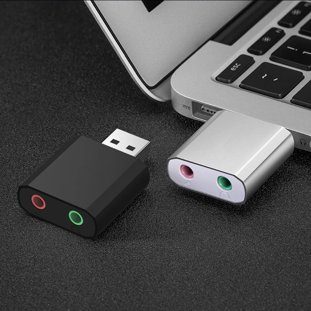 Внешняя звуковая карта USB на 3,5 мм разъем гарнитура AUX адаптер стерео аудио Звуковая карта для динамика ПК микрофон ноутбук компьютер