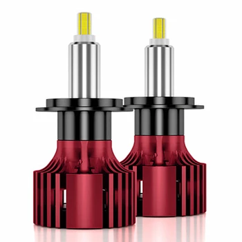 

Mini H1 H3 LED H4 H7 H11 9005 9006 D2 Bulb Canbus Six-side Glow Car Headlight 7600LM 6500K Led Light Auto Fog Lamp automotivo