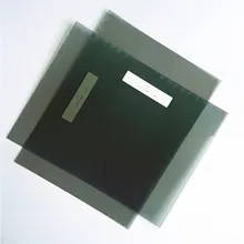 1 пара 15x15 см круговой поляризатор пленка Лист, неклеящиеся круговые поляризационные фильтры объектив для 3D очков, фотографии и камеры