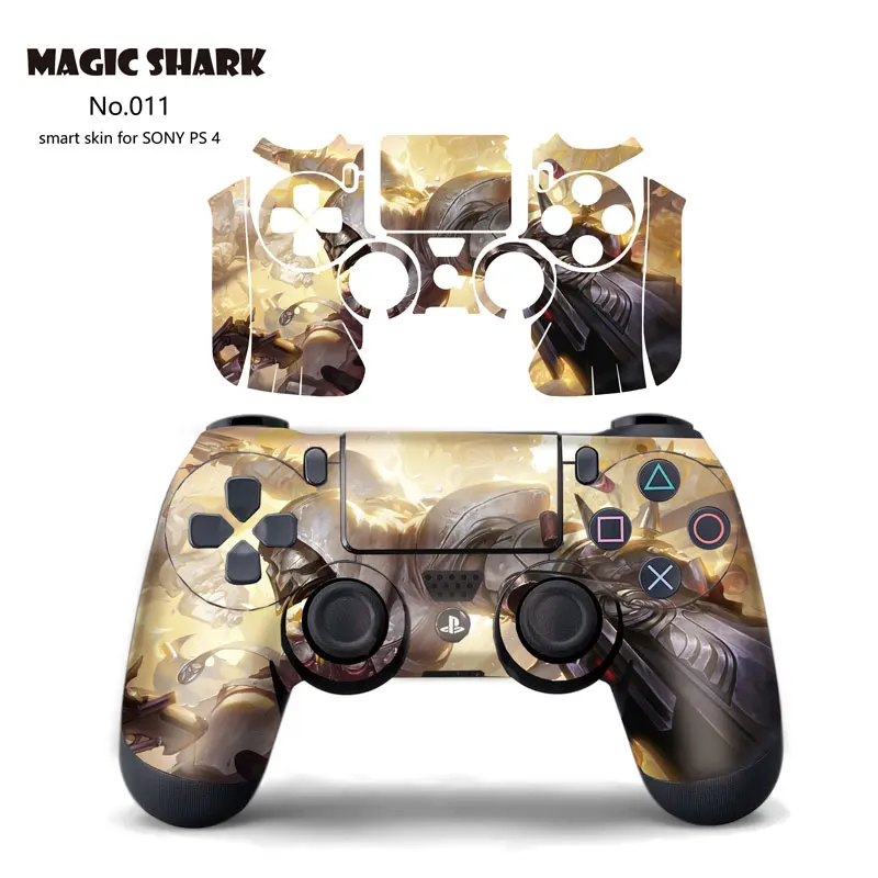 Magic Shark Iron Man Wolrd Map Vinyl Skin Sticker For PS4 Wireless Controller Protective Cover Playstation 4 011-020 | Мобильные