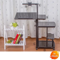 Table de bureau pliante pour ordinateur portable, petite table de déjeuner pour ordinateur portable 