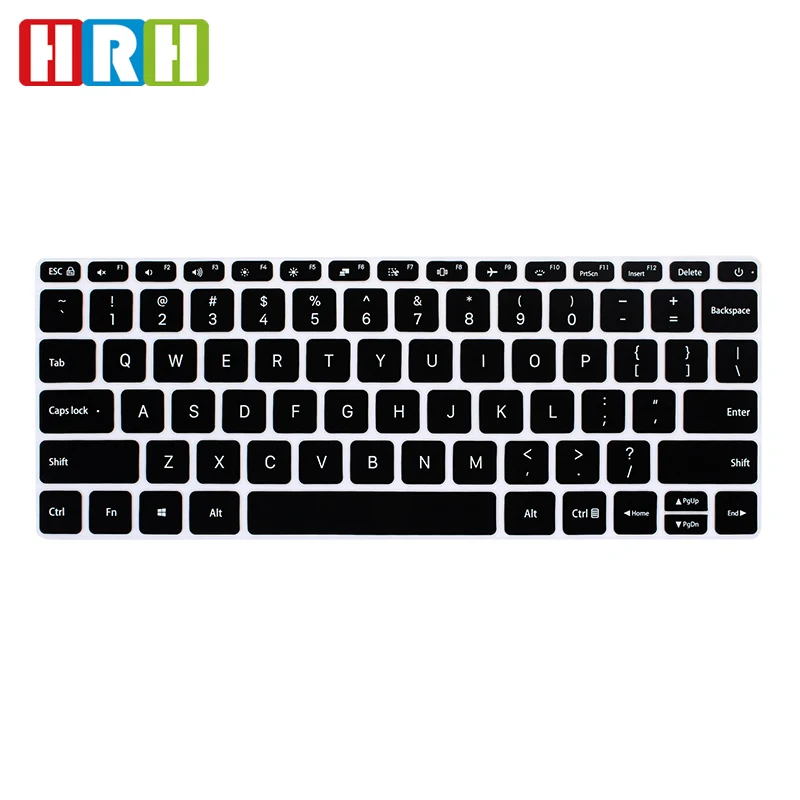 

HRH Unique Hot Selling Dust-proof Washable Ultra Slim English Laptop Keyboard Cover Silicone Skin Protector For Xiaomi Air 13.3"