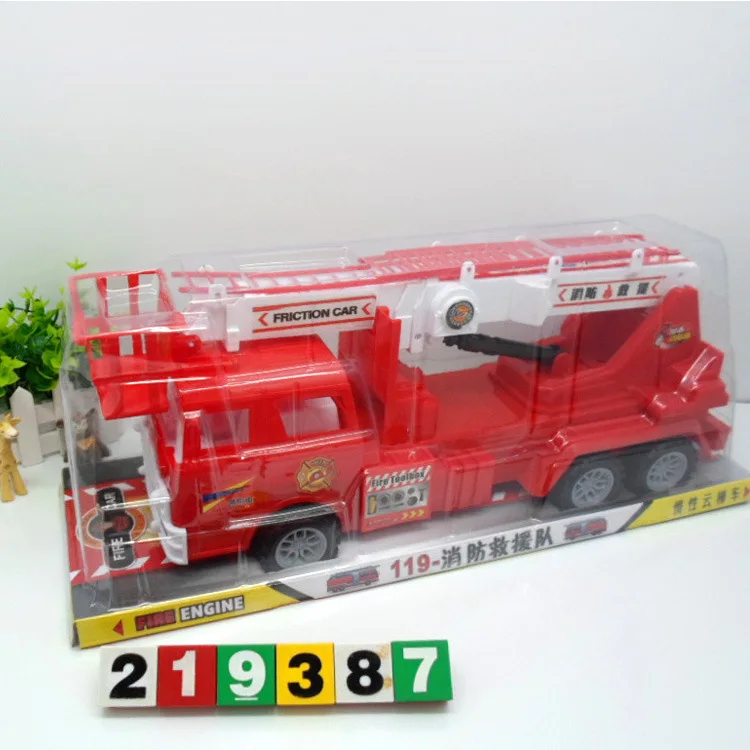 

Hot Sales 1568 New Style Inertia Model Firefighting Aerial Ladder Truck Early Childhood Educational Toy